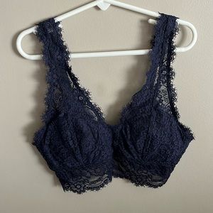 Navy Blue Padded Aerie Bralette